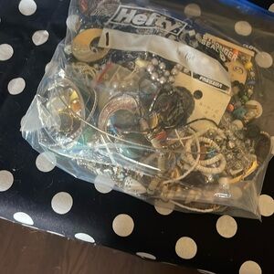 A large bag of MYSTERY JEWELRY!!!